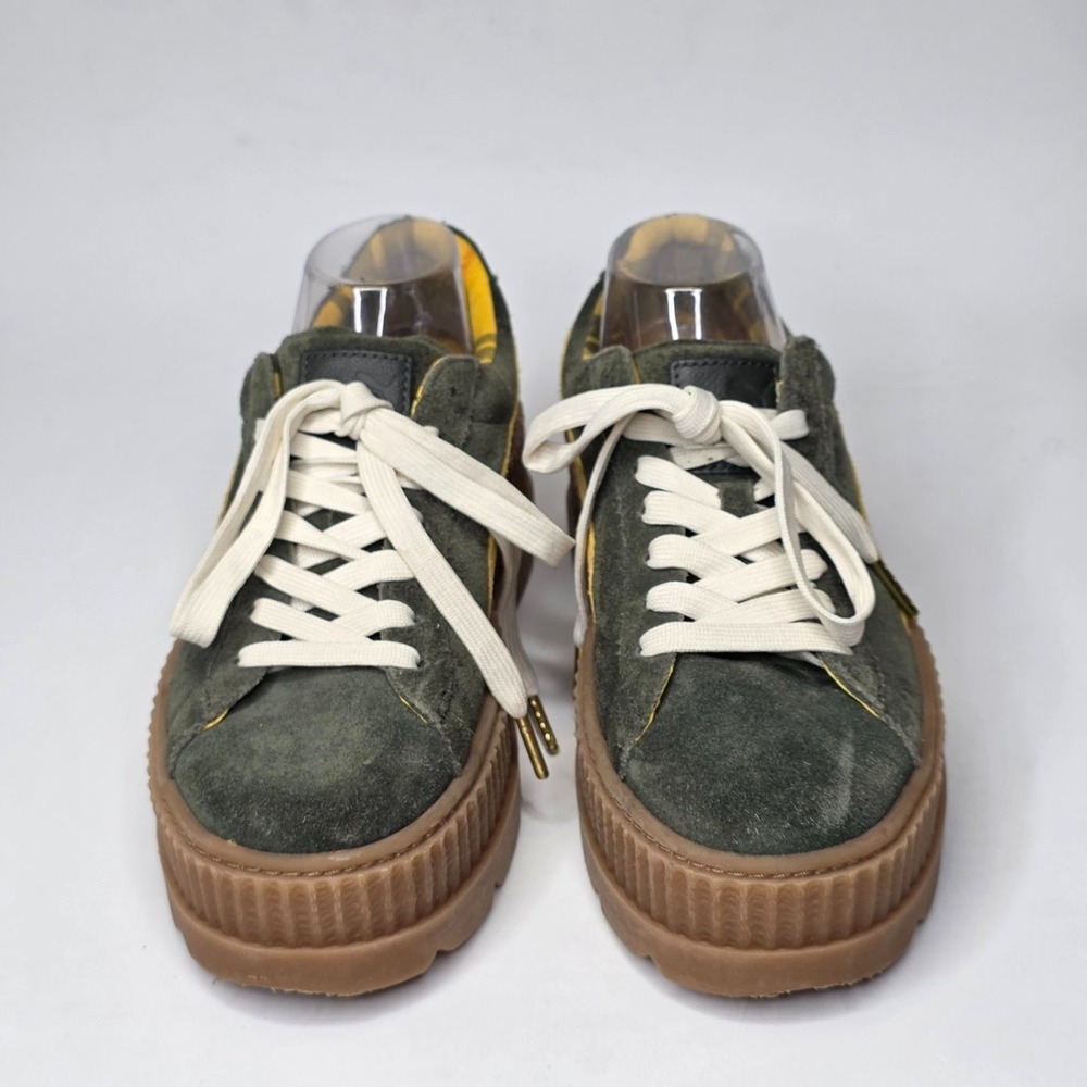 PUMA Fenty by Rihanna Cleated Creeper Suede Platform Sneakers Womens Sz 10 Shoes - Picture 8 of 12
